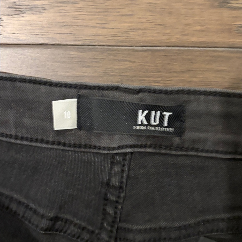 New With Tags Kut From the Kloth Kelsey High Rise Fab Ab Ankle Flare Jeans Sz 10 - Picture 3 of 8